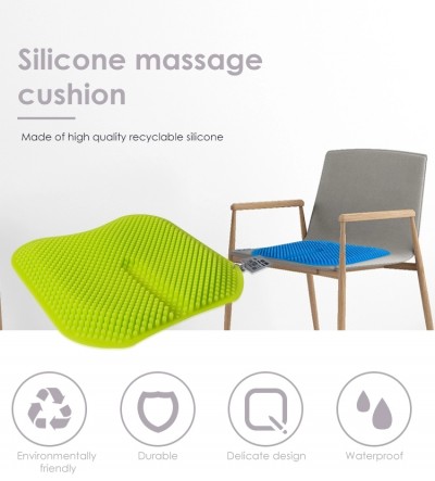 Silicone molding Massage Seat Cushion Wholesale, comfortable Chair/Car Silicone Mat Cushion Supplier 420*420*20MM from China