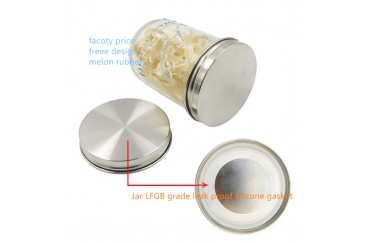 2inch silicone molding FDA Food Grade Jar Lid seal suplier, silicone rubber molding ceramic seal gasket manufacture