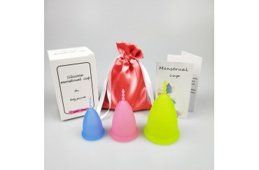 Factory Price Menstrual Cup,Soft Foldable Reusable Menstruation Cup