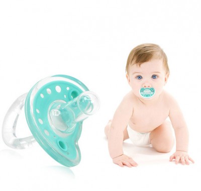 BPA Free  Cheery Shaped Pacifier Silicone Baby Soothie Pacifier