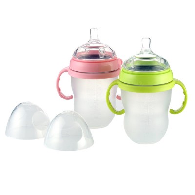 Custom Design Professional BPA Free Silicone Baby Feeding Bottle