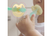 Oral Care Safe Baby's First Training Toothbrush with Silicone Pad