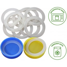Customized Food Grade FDA Silicone Rubber Sealing Gasket for Lids Seal