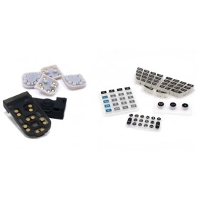 Soft Conductive Adhesive Silicone Rubber Button Keypads with Conductive Pills