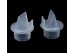 Food Grade LSR Injection Molding Flow Control Silicone Duckbill Check Valves for Electric Breast Pump
