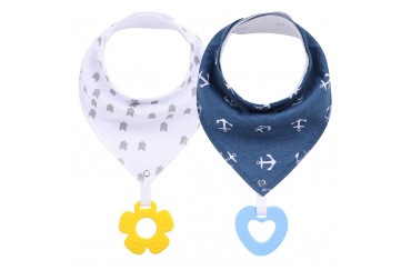 Bandana Bibs With Teether Bandana Bibs With Teether