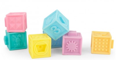 Soft PVC Blocks Toys Baby Building Blocks