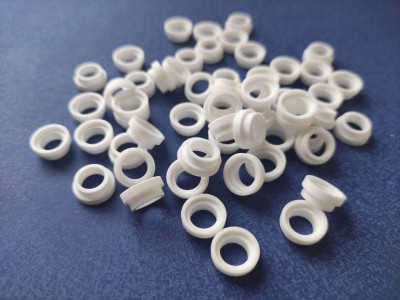 White/Transparent Silicone Rubber Snap-on Grommet Plug Bung for Cable Wiring Protection