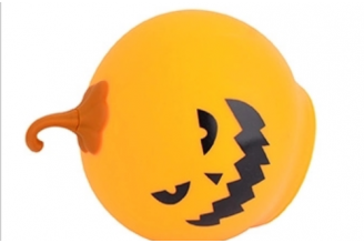 Silicone Halloween Pumpkin LED USB Rechargeable Night Light