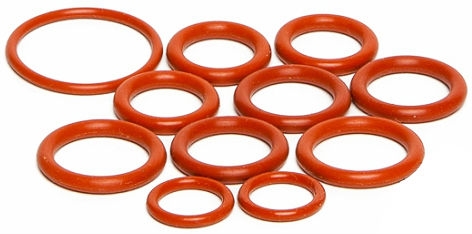 Durometer colored elastic large diameter o-rings