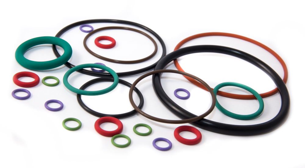Durometer colored elastic large diameter o-rings