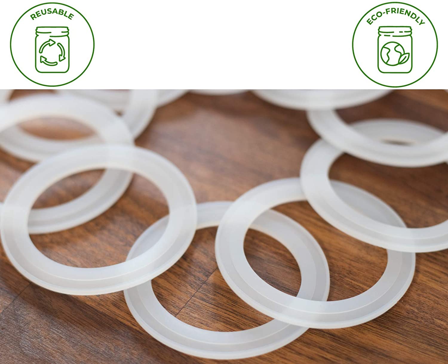 Customized Food Grade FDA Silicone Rubber Sealing Gasket for Lids Seal