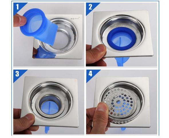 Backflow Preventer Shower Floor Drain Anti-odor Drain Filter Sink